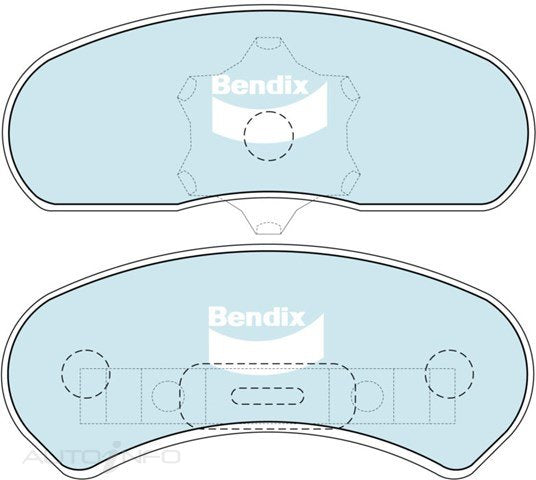 Bendix Brake Pads Front Ford Falcon Fai Ltd - DB1045GCT