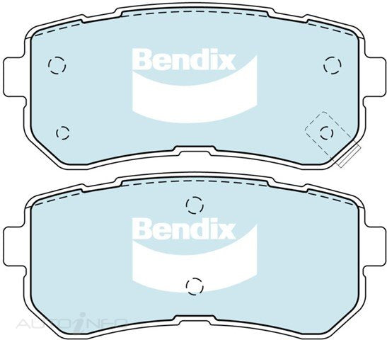 Bendix Brake Pads Rear Hyundai I30 Kia Rio - DB1943GCT