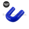 Blue 180-Degree Elbow Universal Silicone Hose