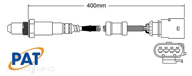 PAT Exhaust Gas Oxygen Sensor - EGO-883