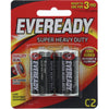 Eveready C Size Battery Super Heavy Duty 2Pk 1235BP2