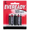 Eveready C Size Battery Super Heavy Duty 2Pk 1235BP2