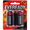 Eveready D Size Battery Super Heavy Duty 2Pk 1250BP2