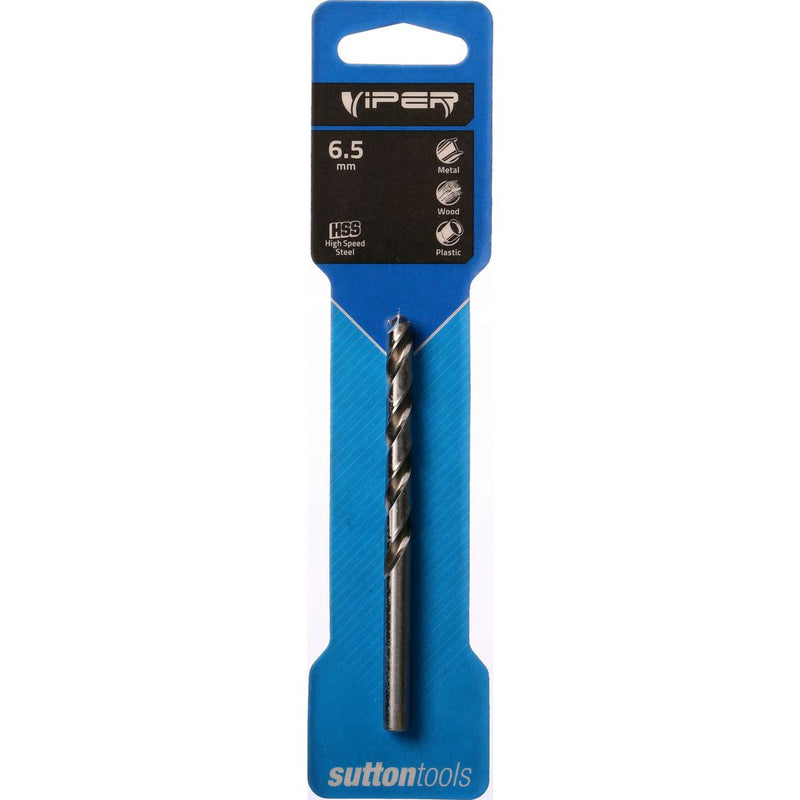 Sutton Jobber Drill Bit Viper HSS 6.5x101mm S/P HSP650