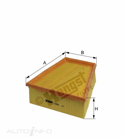 Hengst Air Filter CA9431 Skoda VW Fabia Polo - E395L