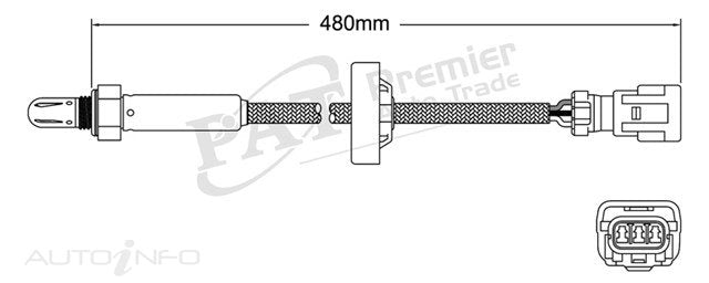 PAT Nissan Oxygen Sensor - EGO-347