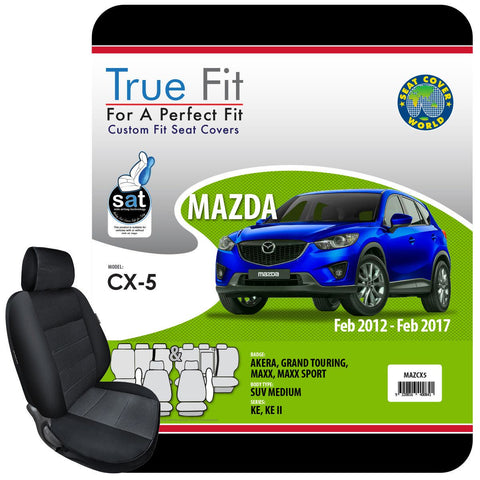 True Fit Tailored Seat Covers Fits Mazda CX5 Akera, Grand