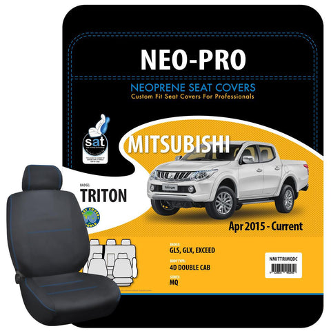 True Fit Tailored Neoprene Seat Covers Fits Mitsubishi