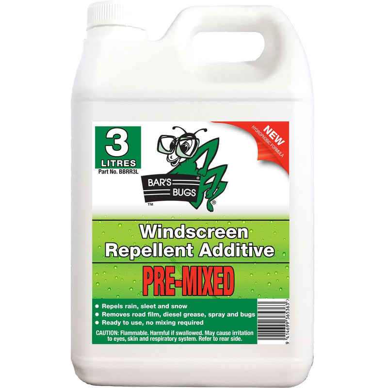 Bars Bugs Windscreen Cleaner + Repellent Pre Mix 3L