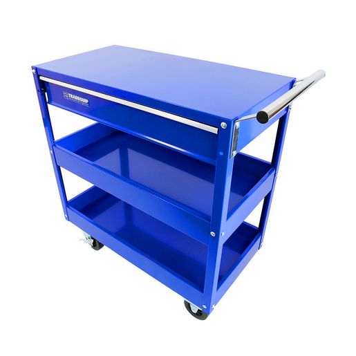 Trade Quip Workshop Tool Trolley 1 Drawer, 2 Trays 6012T