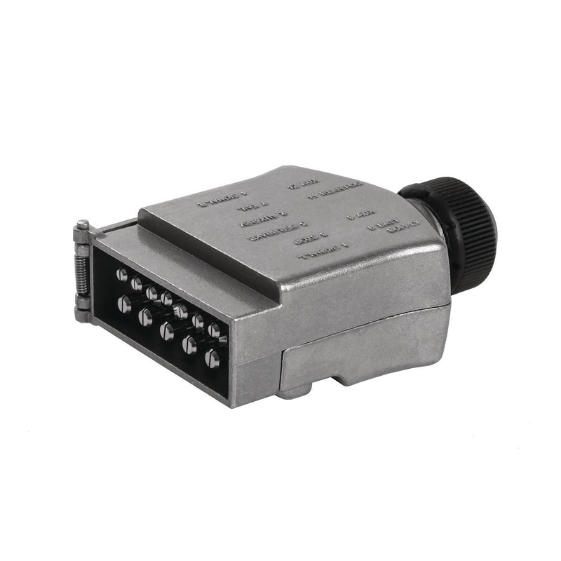 KT Cables Trailer Plug 12 Pin Flat KT1244
