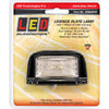 LED Autolamps Licence Plate Lamp with Black Bracket and