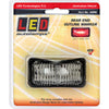 LED Autolamps Rear Marker with Black Base Red 74x38x35mm