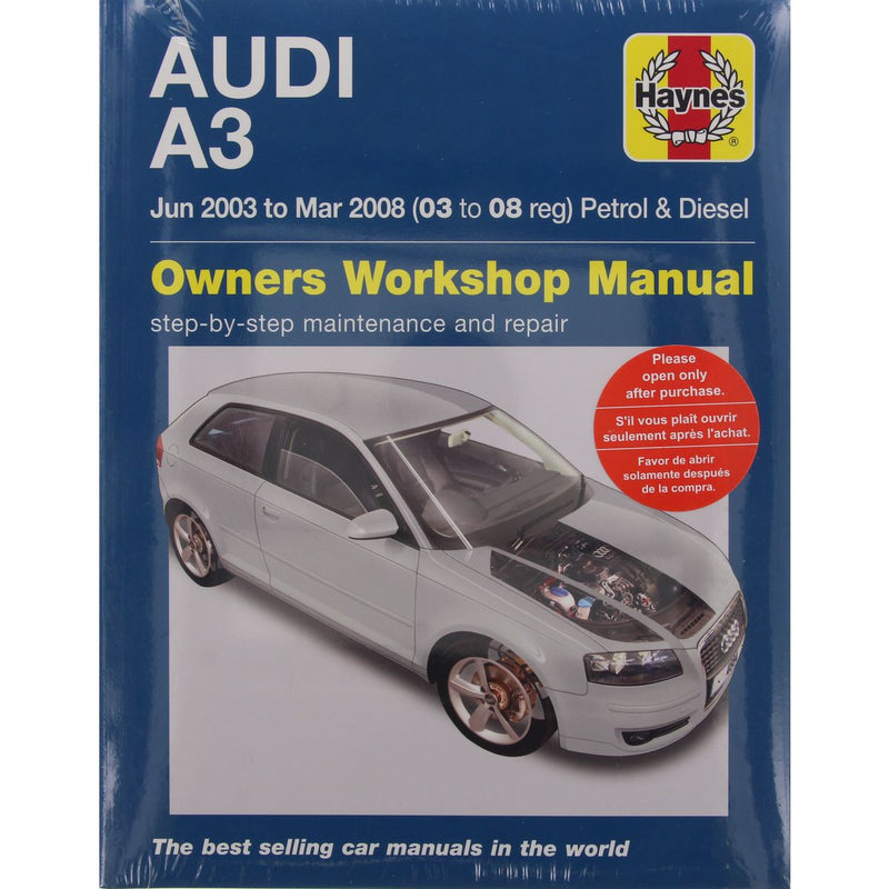 Haynes Repair Manual Suits Audi 03-08 96018