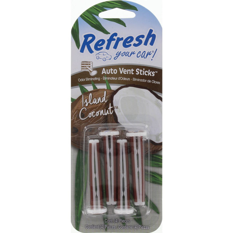 Refresh Vent Stick - Island Coconut (4 Pack) E301429000