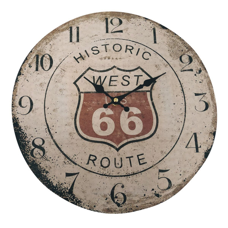 Wall Clock - Route 66 HLZ.9A102