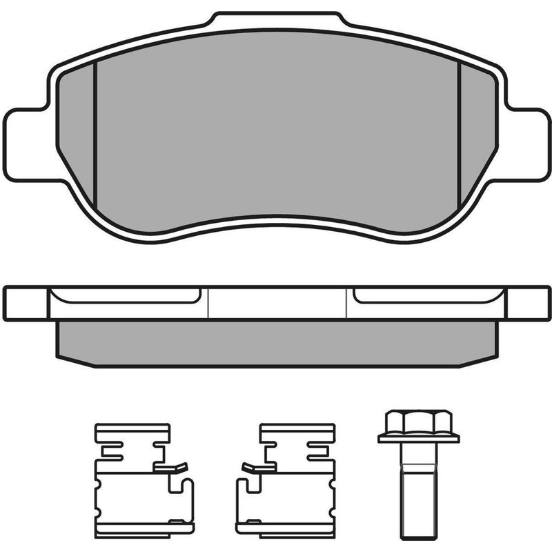 Meyle Original Brake Pad Set Front 025 240 7217/W