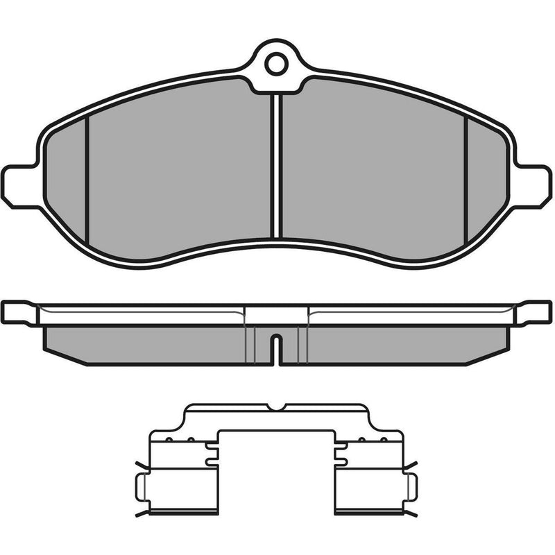 Meyle Original Brake Pad Set Front 025 245 9518/W
