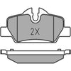 Meyle Original Brake Pad Set Rear 025 259 8016
