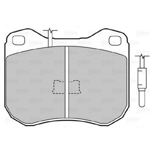 Valeo Brake Pad Set Front 598178
