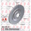 Zimmermann OE Coat Z Brake Rotor Pair 335mm Rear