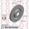 Zimmermann OE Coat Z Brake Rotor Pair 356mm Front
