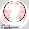 Zimmermann Park Brake Shoe Set 10990.103.8