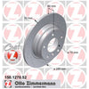Zimmermann OE Coat Z Brake Rotor Pair 324mm Front