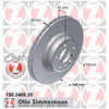 Zimmermann OE Coat Z Brake Rotor Pair 348mm Front