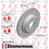 Zimmermann Formula Z Brake Rotor 328mm Rear LH 150.3453.70