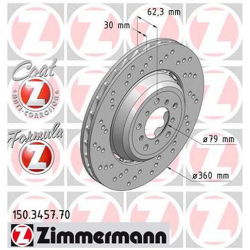 Zimmermann Formula Z Brake Rotor 360mm Front LH