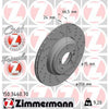 Zimmermann Formula Z Brake Rotor 350mm Rear RH 150.3460.70