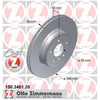 Zimmermann OE Coat Z Brake Rotor Pair 345mm Rear