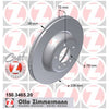 Zimmermann OE Coat Z Brake Rotor Pair 338mm Front