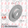 Zimmermann OE Coat Z Brake Rotor Single 324mm Rear