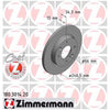 Zimmermann OE Coat Z Brake Rotor Single 246mm Front