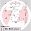 Zimmermann Brake Pad Front Set 21938.200.1