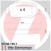 Zimmermann Brake Pad Rear Set 23138.145.1