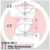 Zimmermann Brake Pad Front Set 23474.195.1