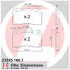Zimmermann Brake Pad Front Set 23575.160.1