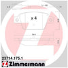 Zimmermann Brake Pad Rear Set 23714.175.1