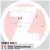 Zimmermann Brake Pad Front Set 23881.200.1