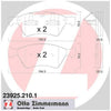Zimmermann Brake Pad Front Set 23925.210.1