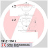 Zimmermann Brake Pad Front Set 24161.200.1