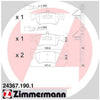 Zimmermann Brake Pad Rear Set 24367.190.1
