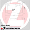 Zimmermann Brake Pad Front Set 24478.150.1