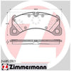 Zimmermann Brake Pad Front Set 24685.170.1