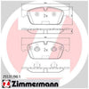 Zimmermann Brake Pad Front Set 25531.190.1