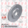 Zimmermann OE Coat Z Brake Rotor Pair 345mm Front