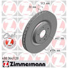 Zimmermann OE Coat Z Brake Rotor Pair 334mm Front